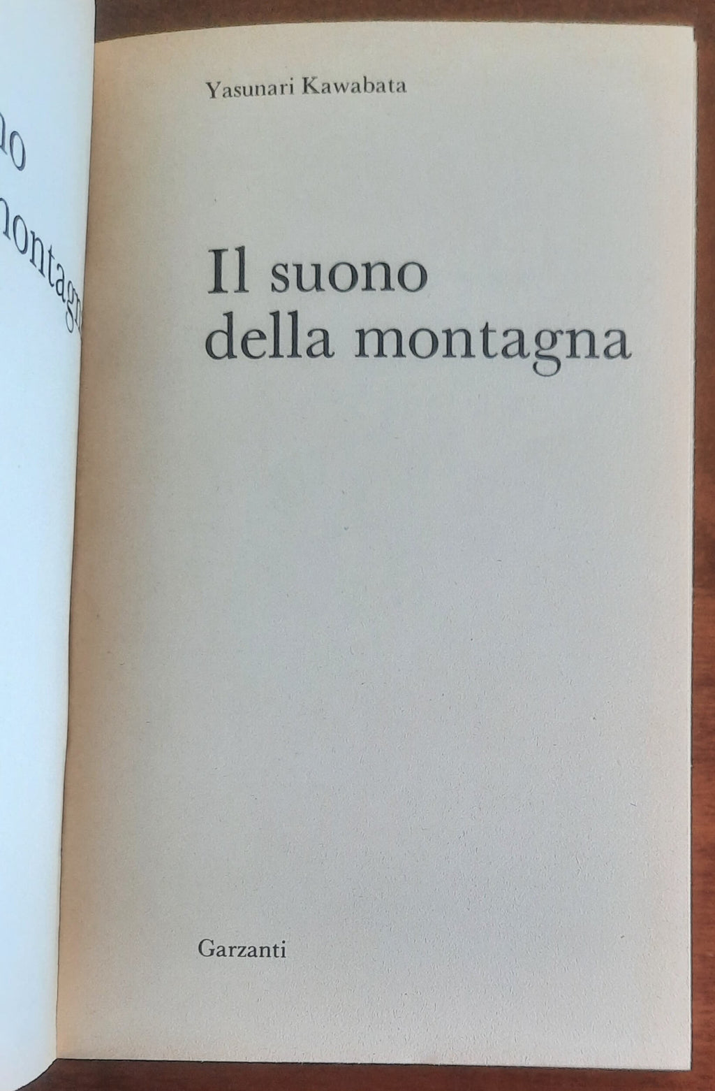 Il suono della montagna - di Yasunari Kawabata - Garzanti