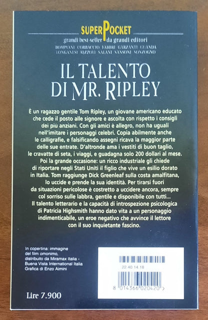 Il talento di Mr. Ripley - di Patricia Highsmith