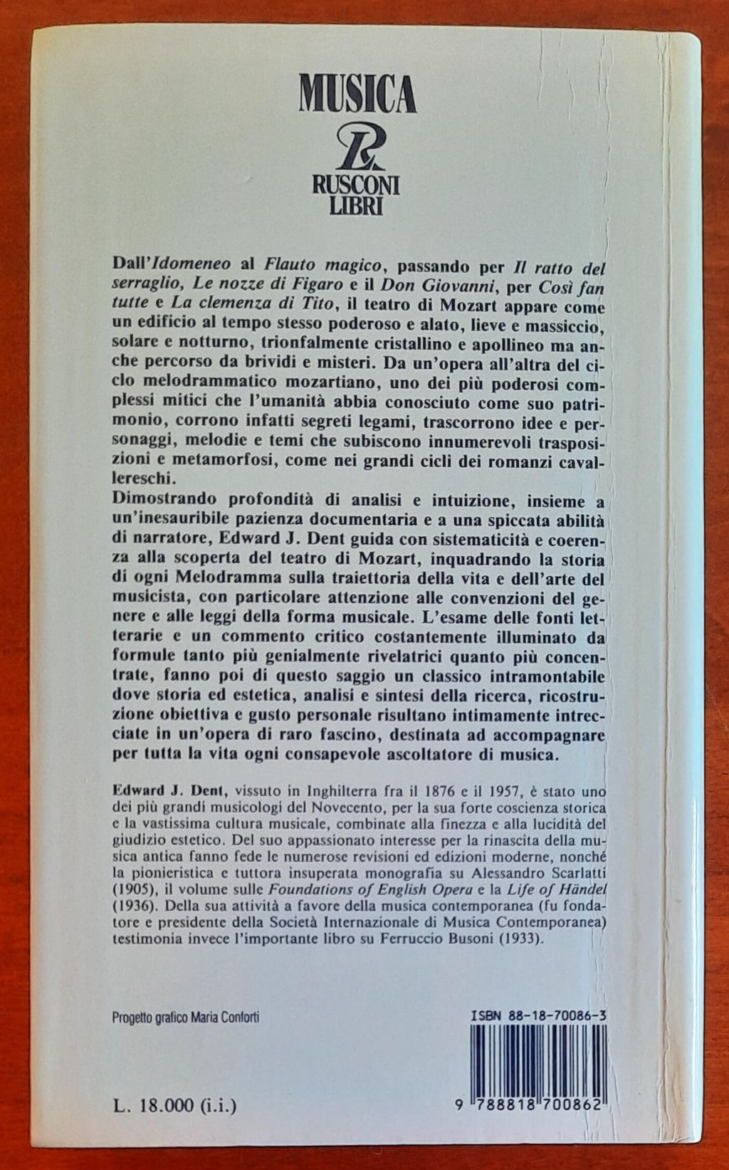 Il teatro di Mozart - Edward Joseph Dent - Rusconi