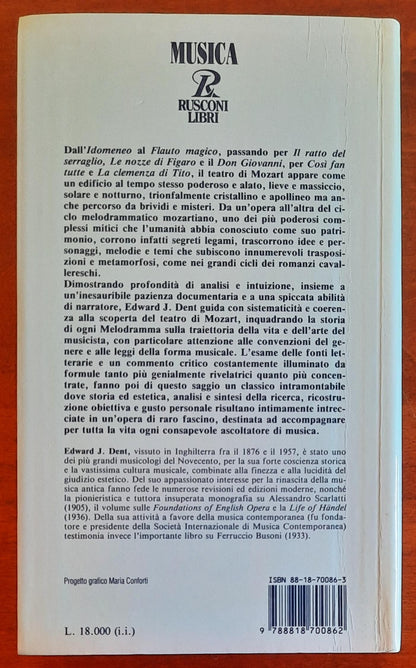 Il teatro di Mozart - Edward Joseph Dent - Rusconi