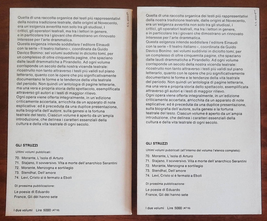 Il teatro italiano. Dalle origini al Quattrocento - 2 vol.
