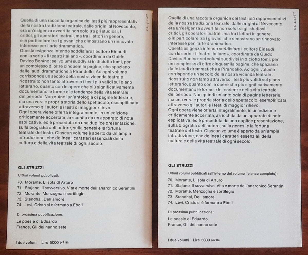 Il teatro italiano. Dalle origini al Quattrocento - 2 vol.
