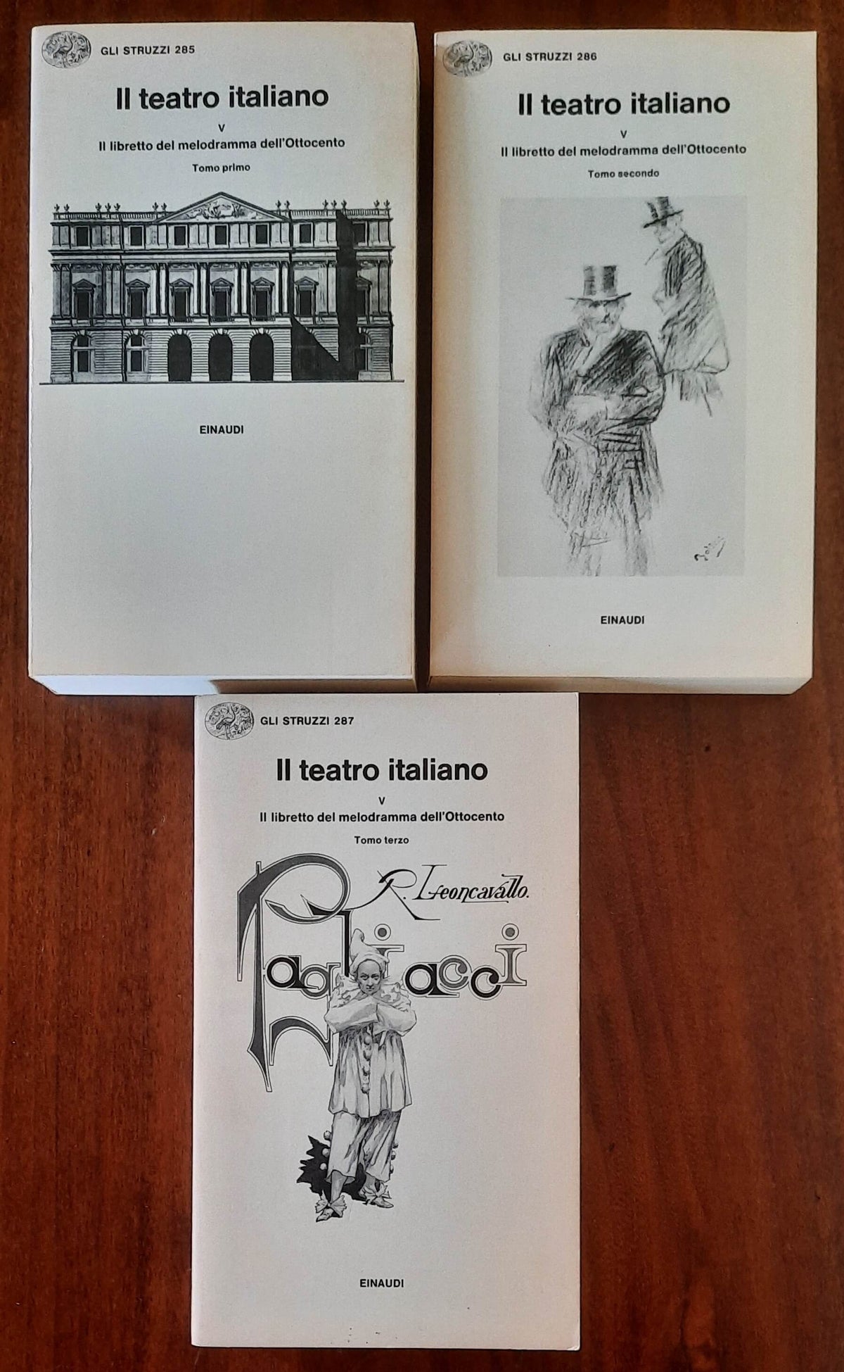 Il teatro italiano. Il libretto del melodramma dell’Ottocento - 3 vol.