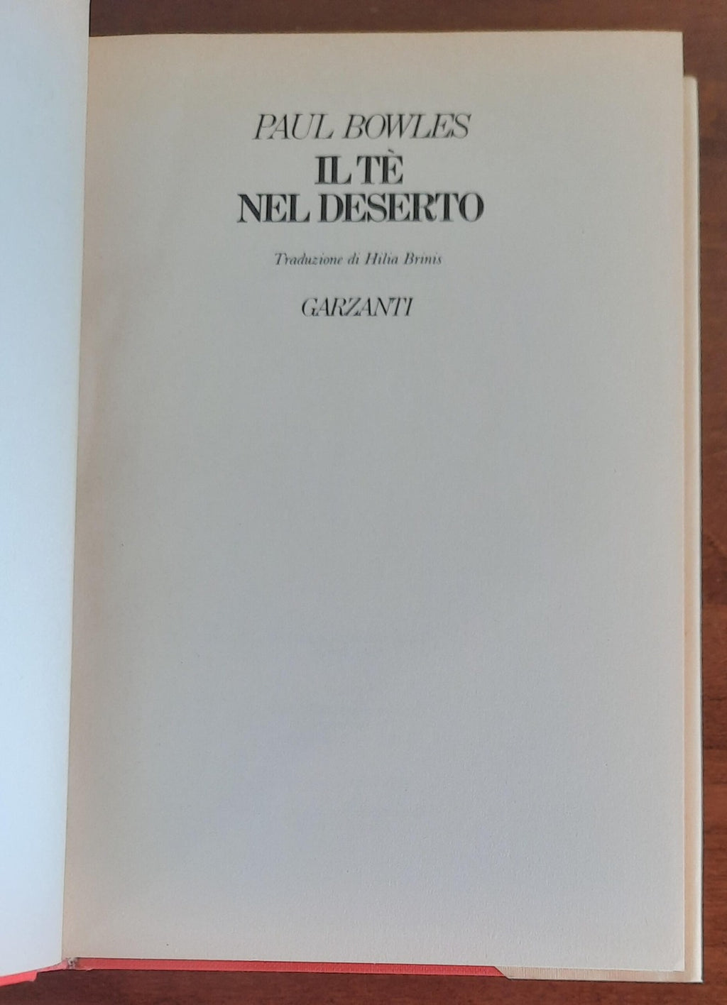 Il tè nel deserto - Garzanti - Libreria Biellese