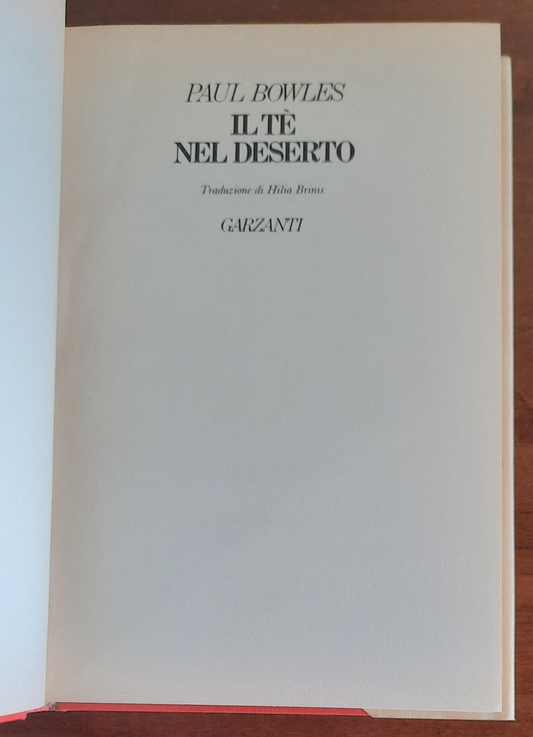 Il tè nel deserto - Garzanti - Libreria Biellese