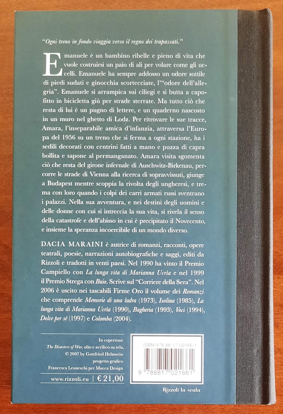 Il treno dell’ultima notte - di Dacia Maraini - Rizzoli