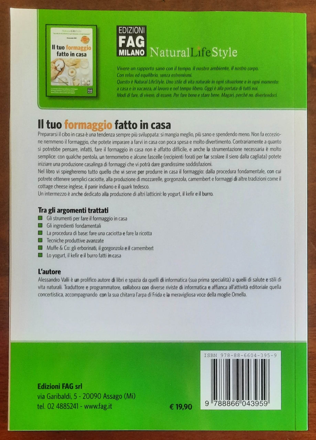 Il tuo formaggio fatto in casa - Edizioni Fag