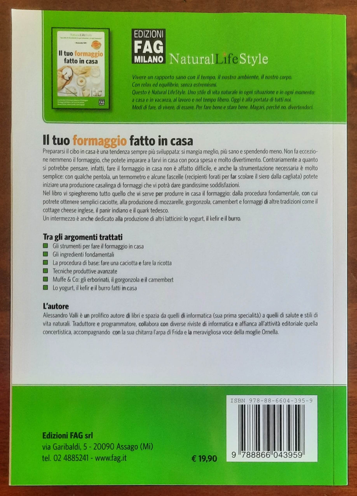 Il tuo formaggio fatto in casa - Edizioni Fag