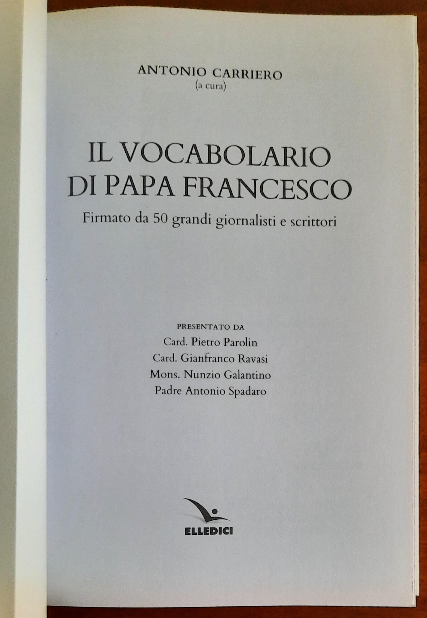 Il vocabolario di papa Francesco. Firmato da 50 grandi giornalisti e scrittori