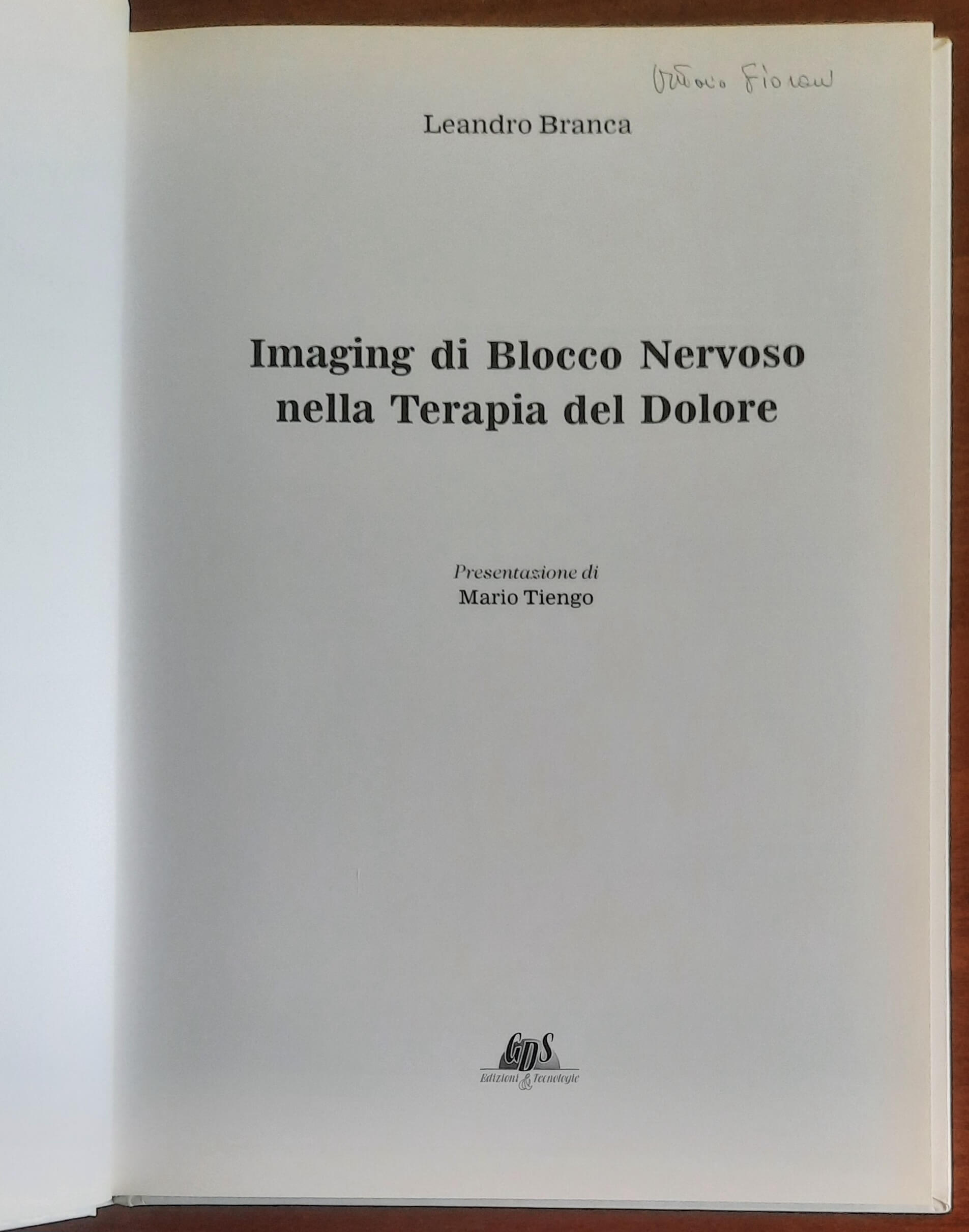 Imaging di Blocco Nervoso nella Terapia del Dolore