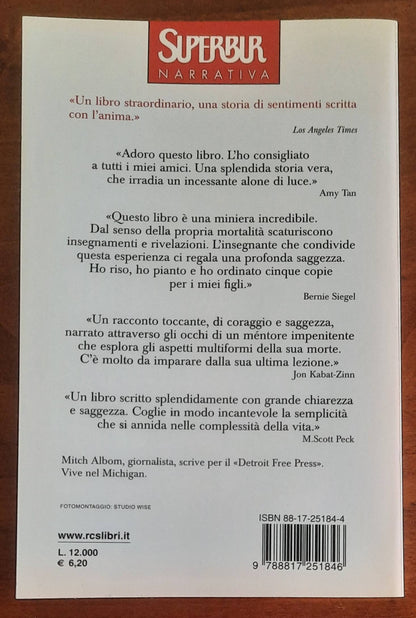 I miei martedì col professore. La lezione più grande la vita, la morte, l’amore