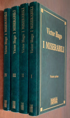 I miserabili - di Victor Hugo - in 4 volumetti - Famiglia Cristiana
