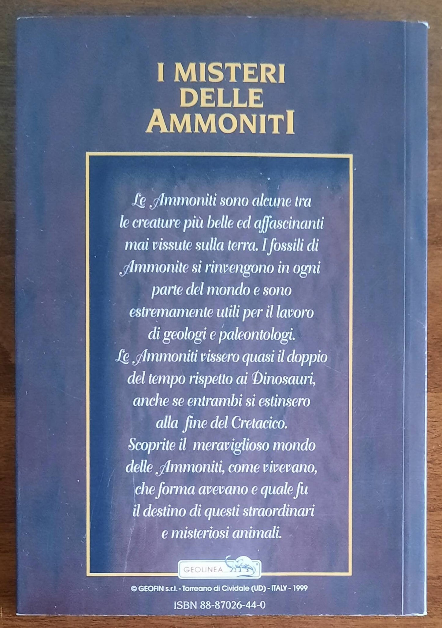 I misteri delle Ammoniti - Neal L. Larson - Geofin Casa Editrice
