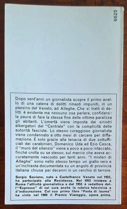 I misteri di Alleghe - Sergio Saviane - Mondadori