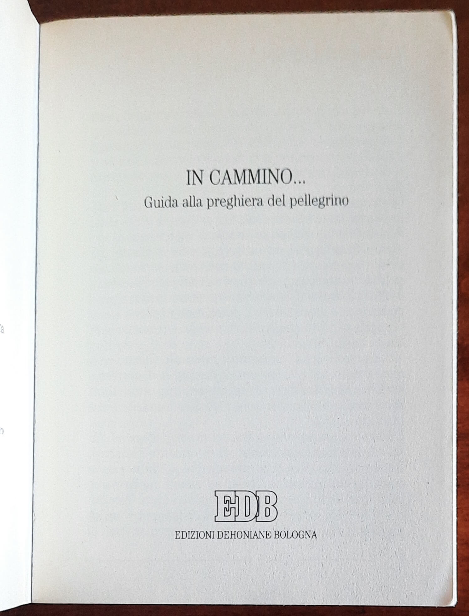 In cammino... Guida alla preghiera del pellegrino