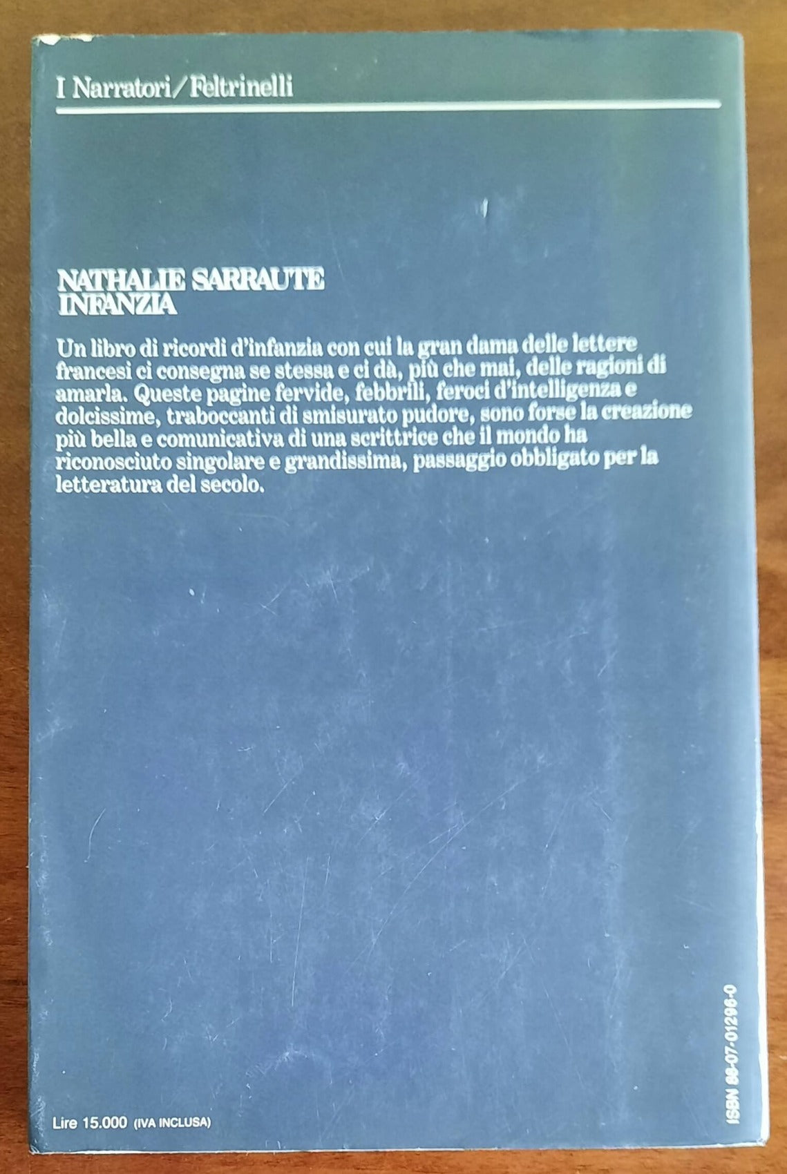 Infanzia - di Nathalie Sarraute - Feltrinelli