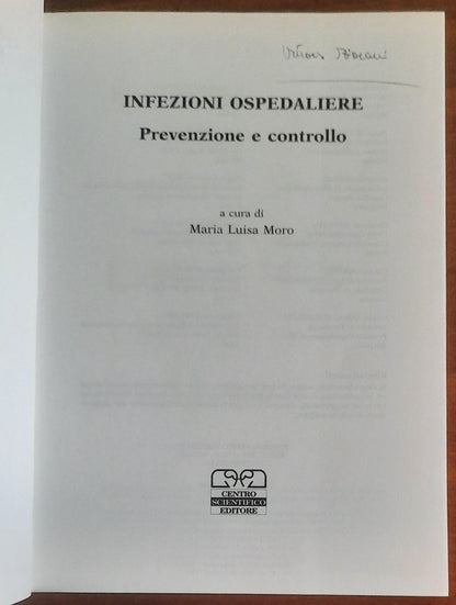Infezioni ospedaliere. Prevenzione e controllo - Centro Scientifico Editore