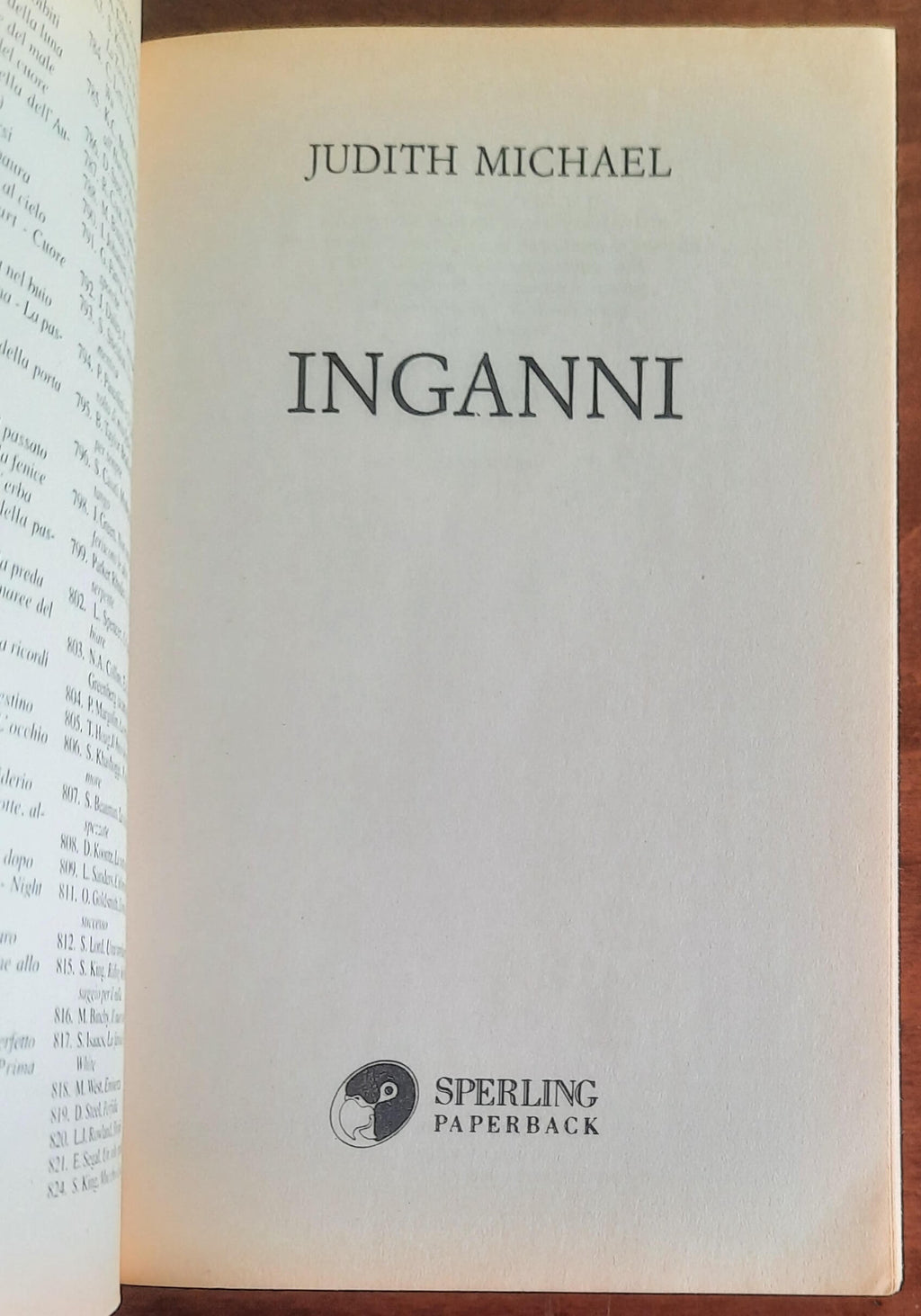 Inganni - di Judith Michael - Sperling e Kupfer