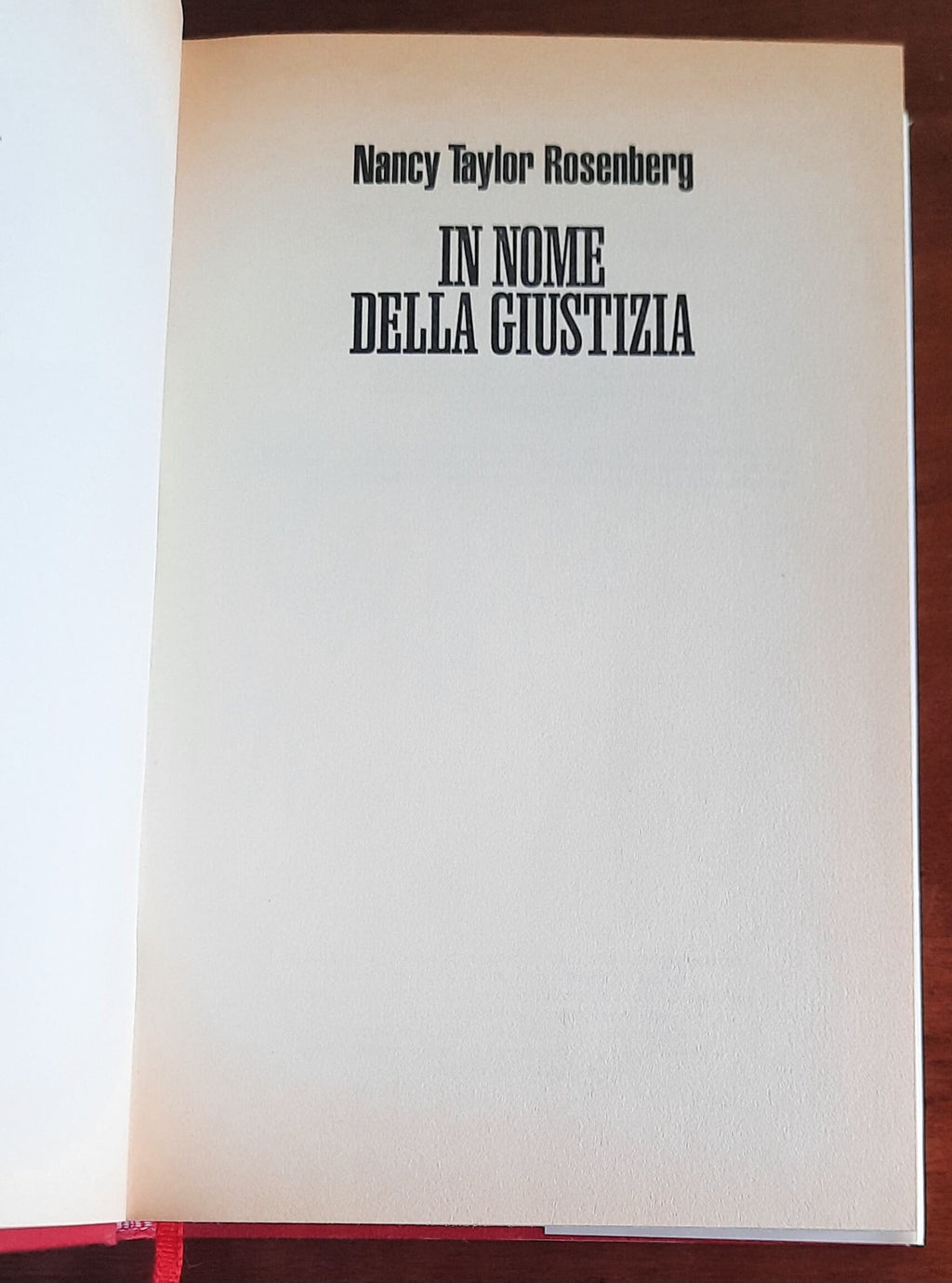 In nome della giustizia - di Nancy Taylor Rosenberg