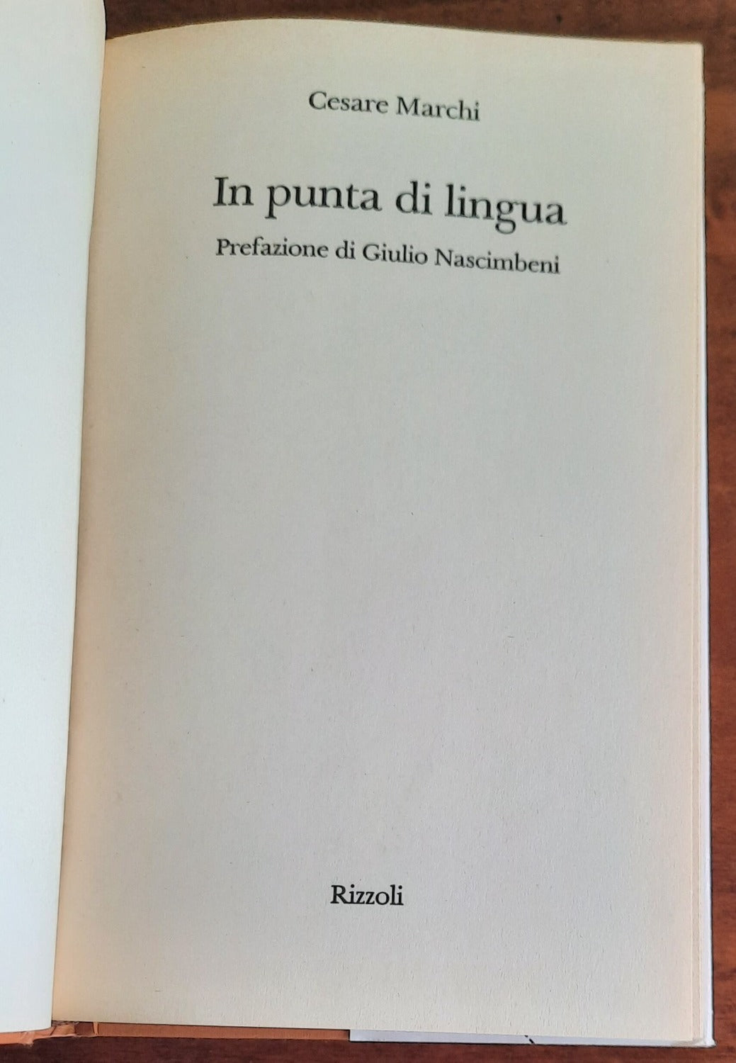 In punta di lingua. Divagazioni curiosità aneddoti sull’italiano scritto e parlato