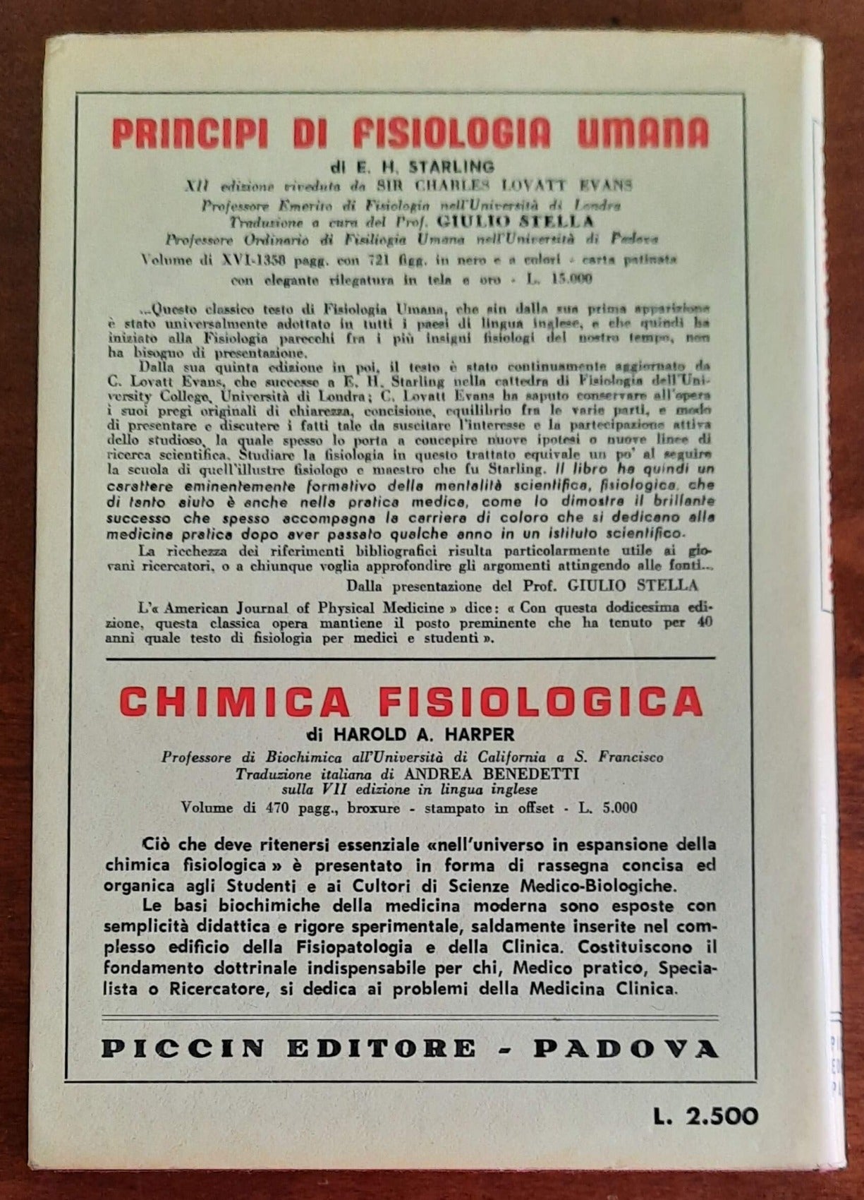 Introduzione biochimica alla patologia -  Piccin Editore - Padova