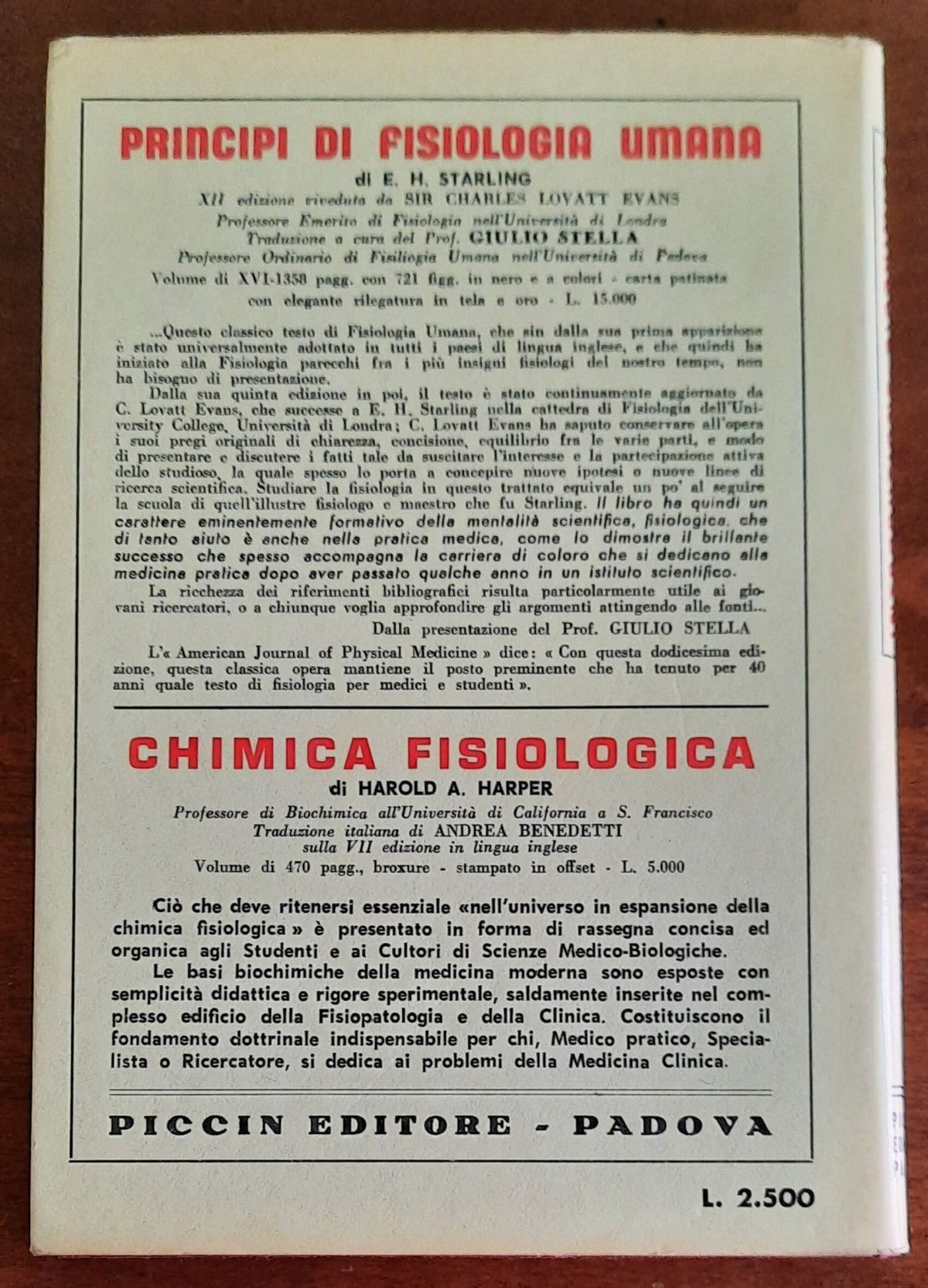 Introduzione biochimica alla patologia -  Piccin Editore - Padova