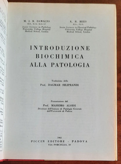 Introduzione biochimica alla patologia -  Piccin Editore - Padova