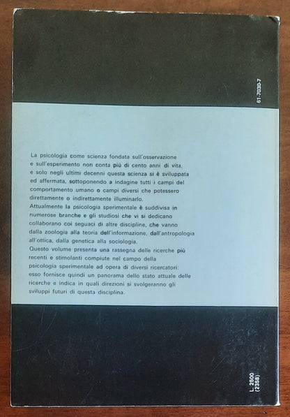 I nuovi orizzonti della psicologia - di Brian M. Foss - Boringhieri