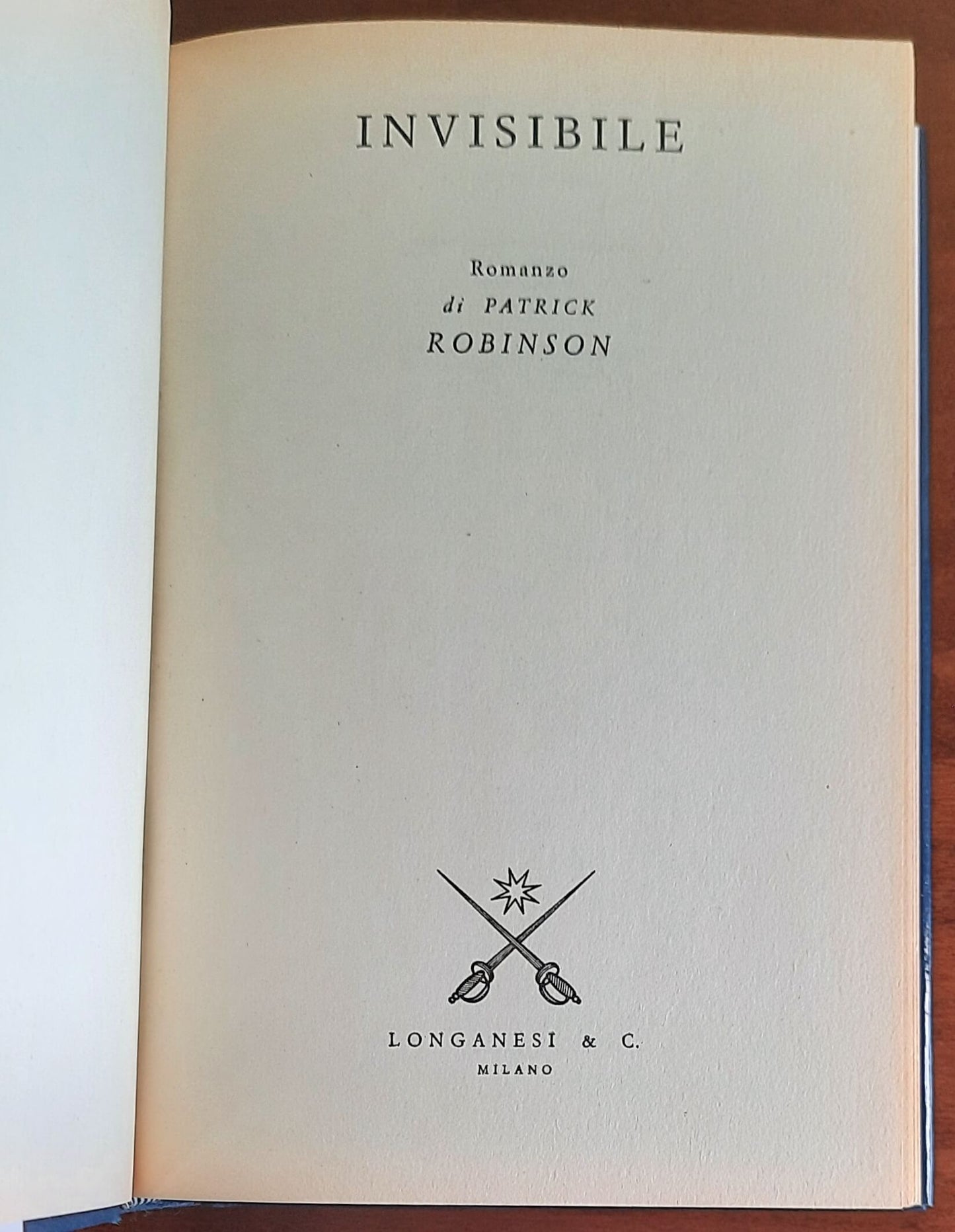 Invisibile - di Patrick Robinson - Longanesi