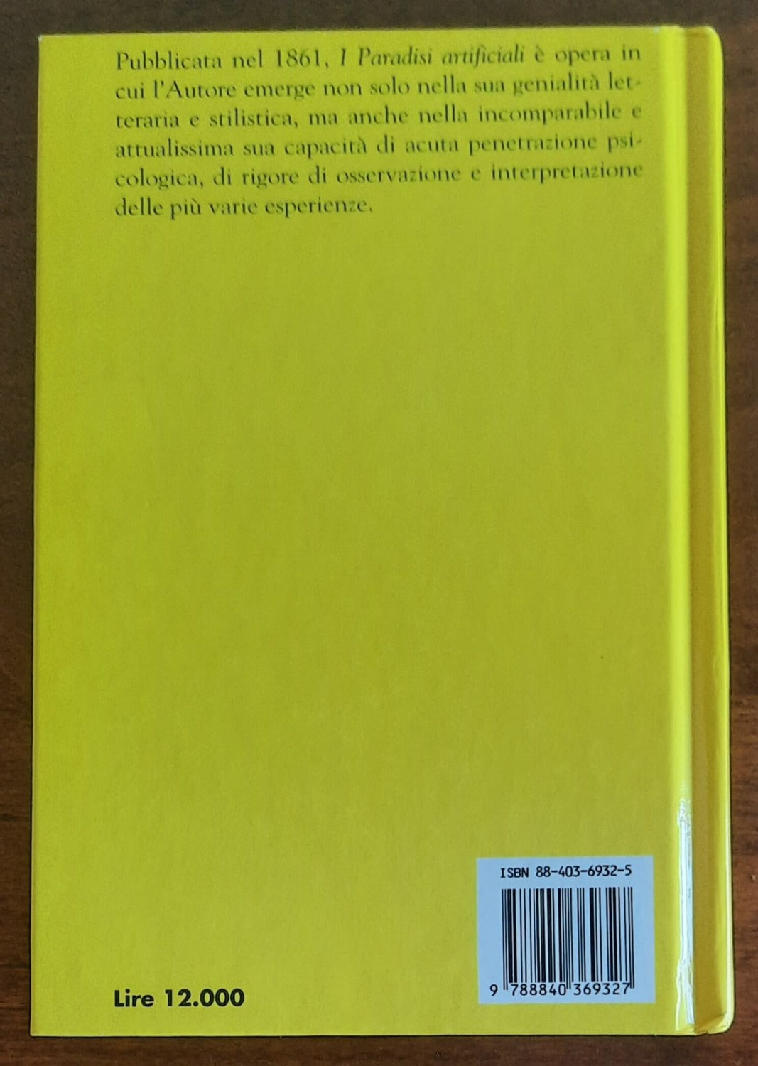I paradisi artificiali - di Charles Baudelaire