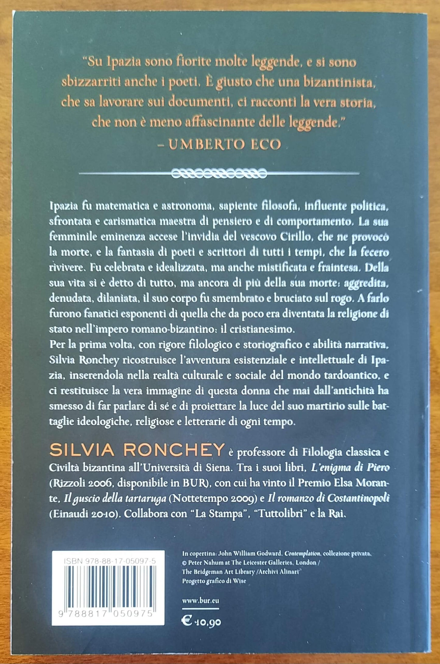 Ipazia. La vera storia - Silvia Ronchey - B.U.R.