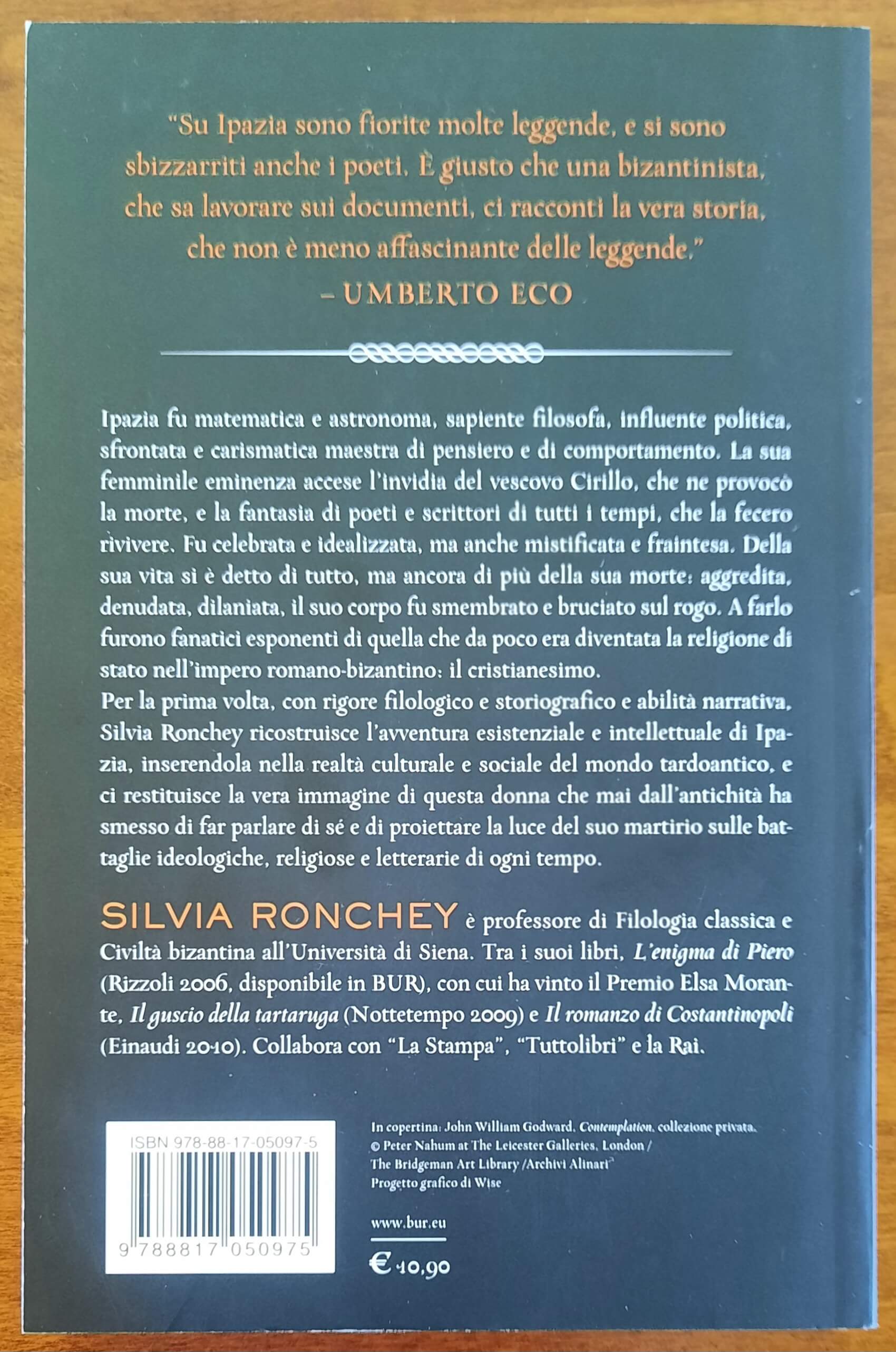 Ipazia. La vera storia - Silvia Ronchey - B.U.R.