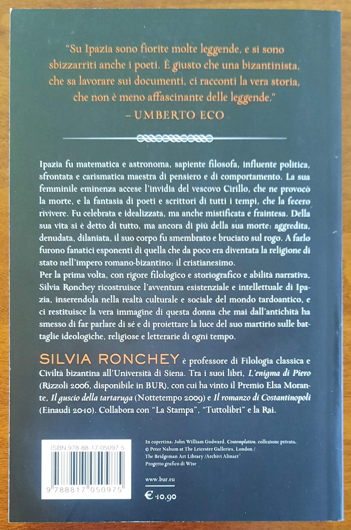 Ipazia. La vera storia - Silvia Ronchey - B.U.R.