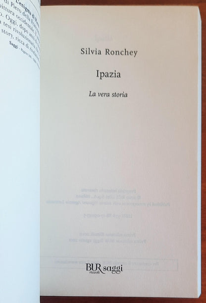 Ipazia. La vera storia - Silvia Ronchey - B.U.R.