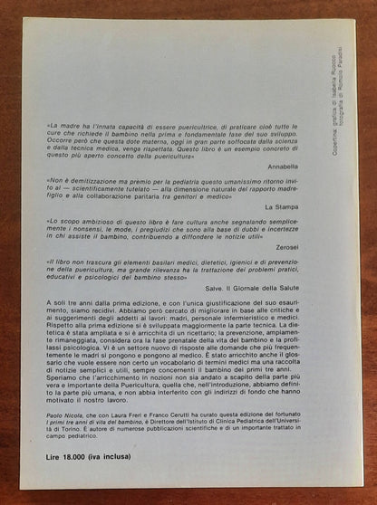 I primi tre anni di vita del bambino - Il Pensiero Scientifico Editore