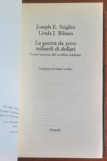Iraq. La guerra da 3000 miliardi di dollari. I costi autentici del conflitto iracheno