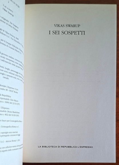 I sei sospetti - Vikas Swarup - Biblioteca Di Repubblica