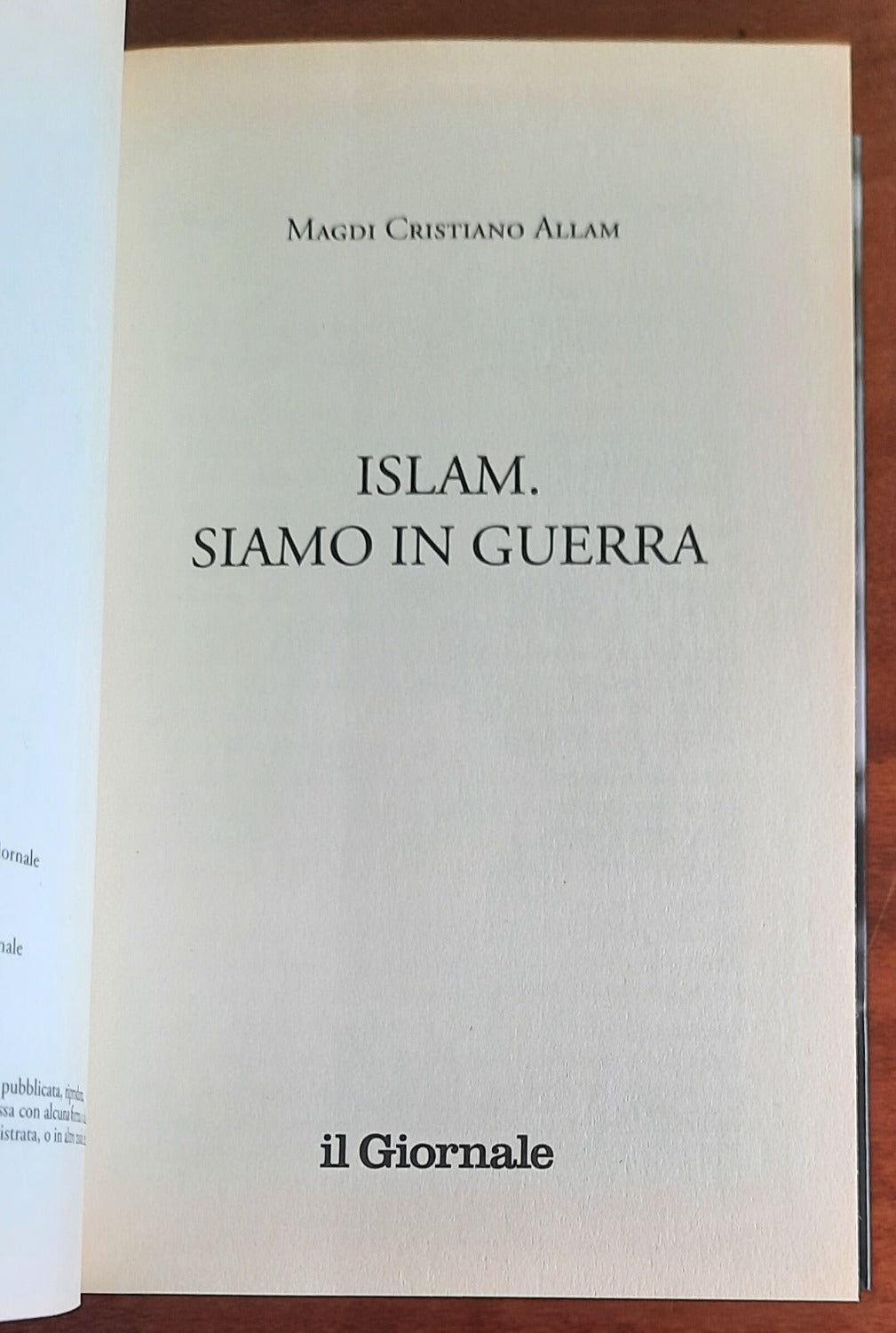 Islam. Siamo in guerra - Il Giornale