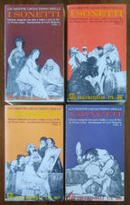 I sonetti - 4 vol. - di Giuseppe Gioachino Belli - Feltrinelli