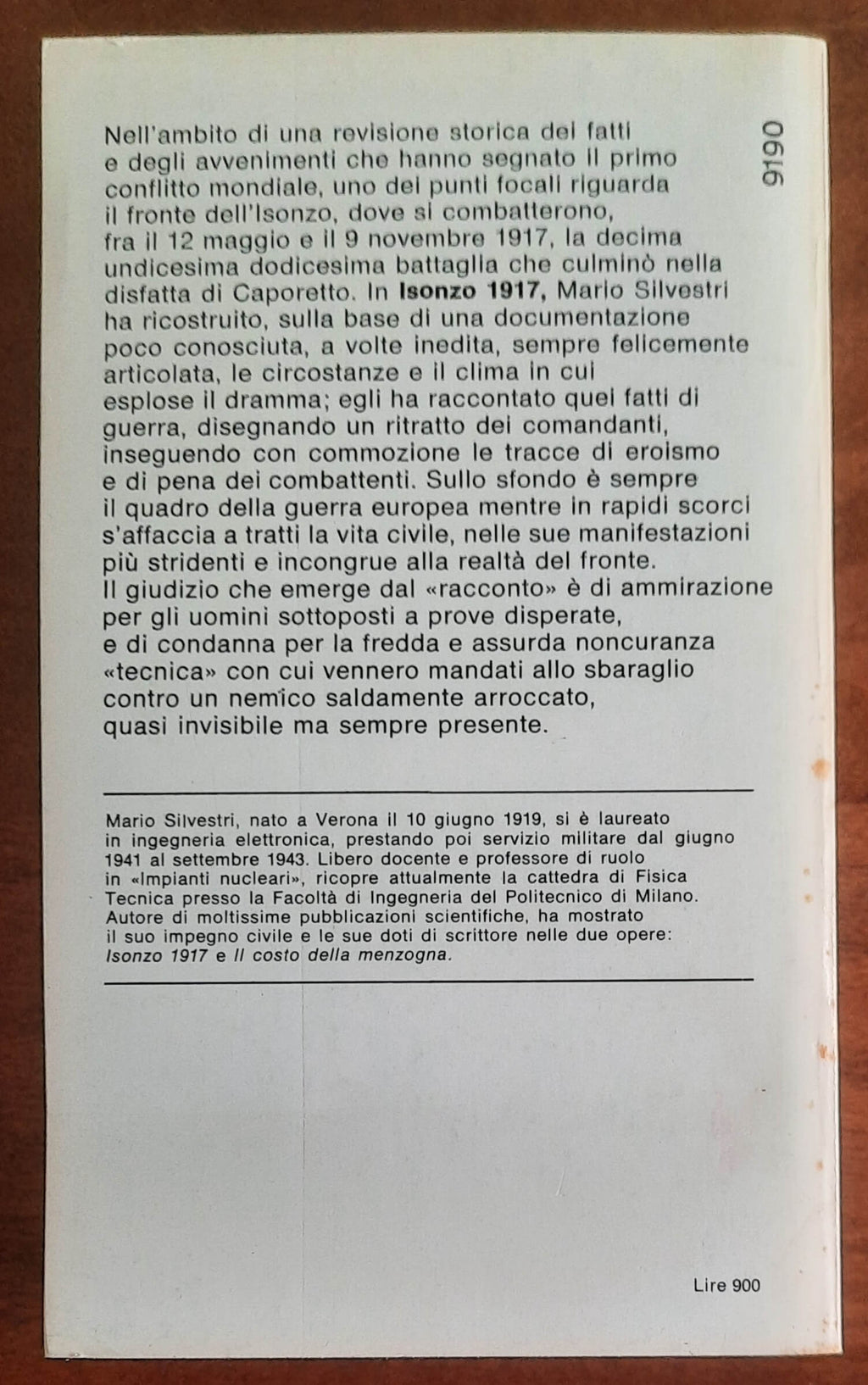 Isonzo 1917 - di Mario Silvestri - Mondadori Oscar