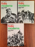 Italia moderna 1815-1898 - 1898-1910 - 1910-1914 - in 3 vol. - Sansoni