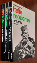 Italia moderna 1815-1898 - 1898-1910 - 1910-1914 - in 3 vol. - Sansoni