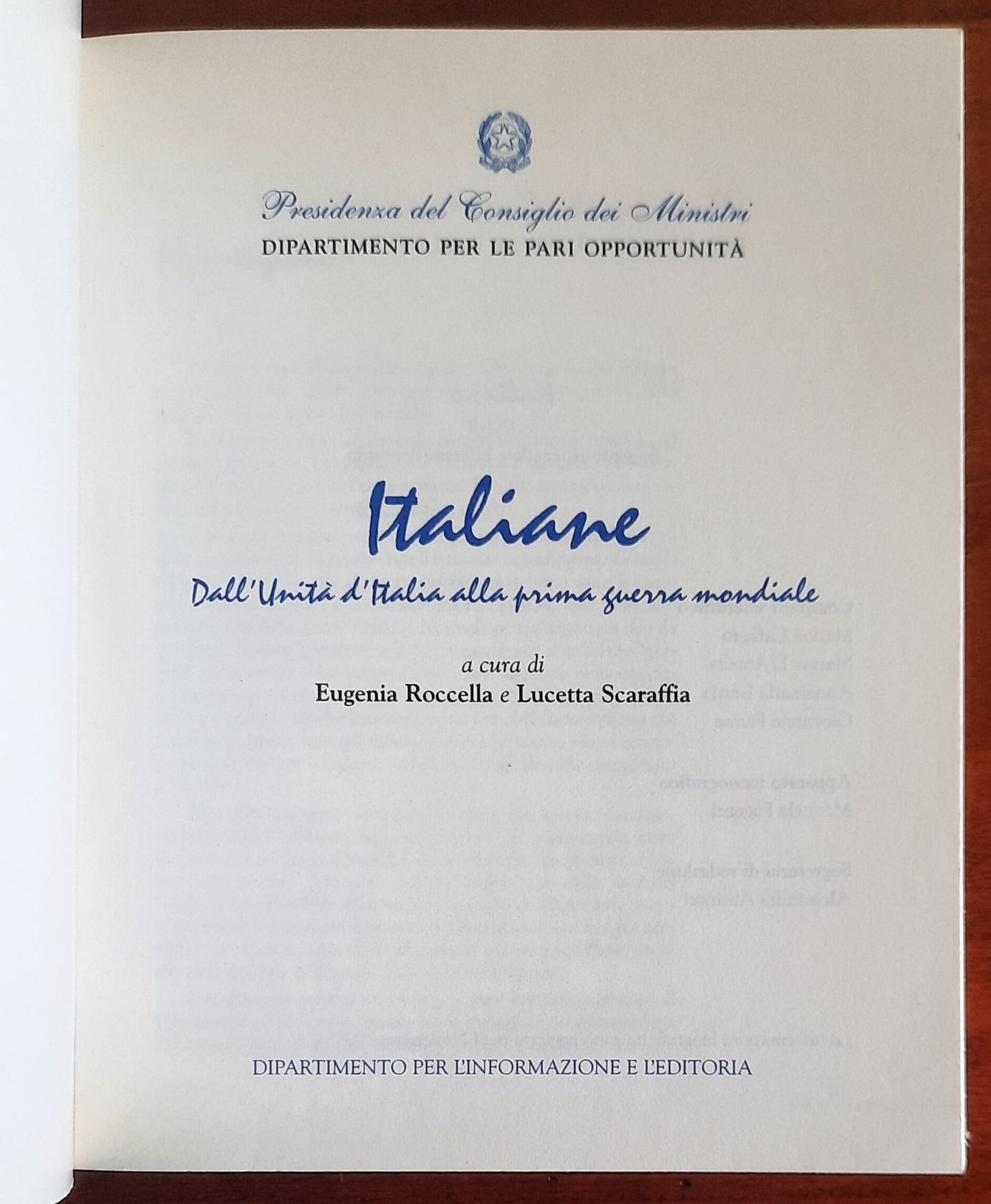 Italiane - Vol. 01 - Eugenia Roccella e Lucetta Scaraffia - Istituto Poligrafico