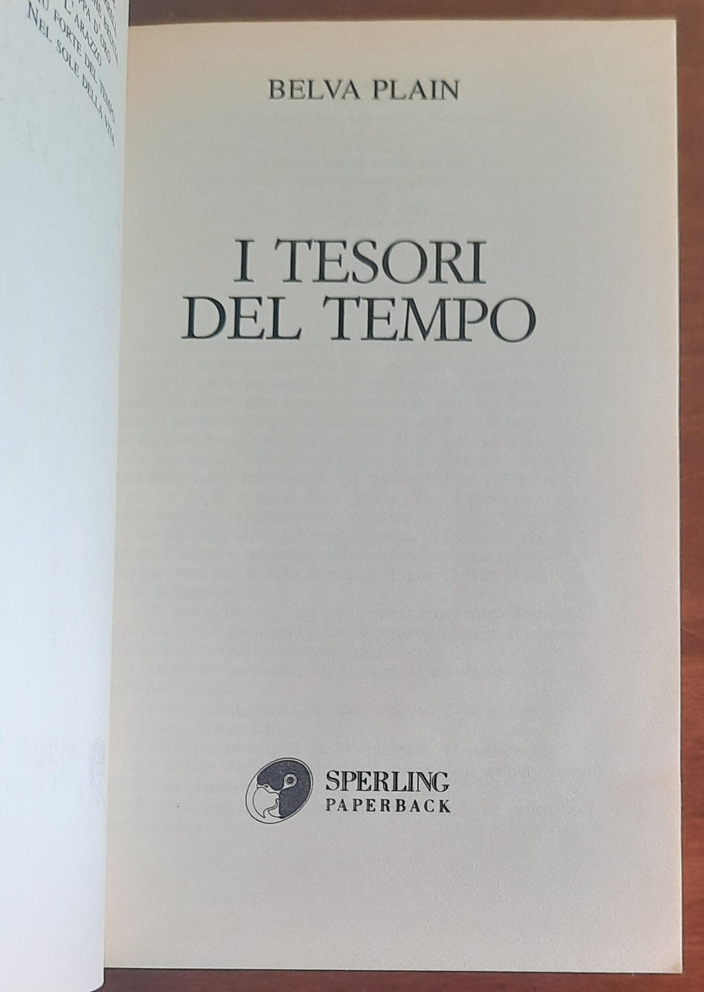 I tesori del tempo - di Belva Plain - Libreria Biellese