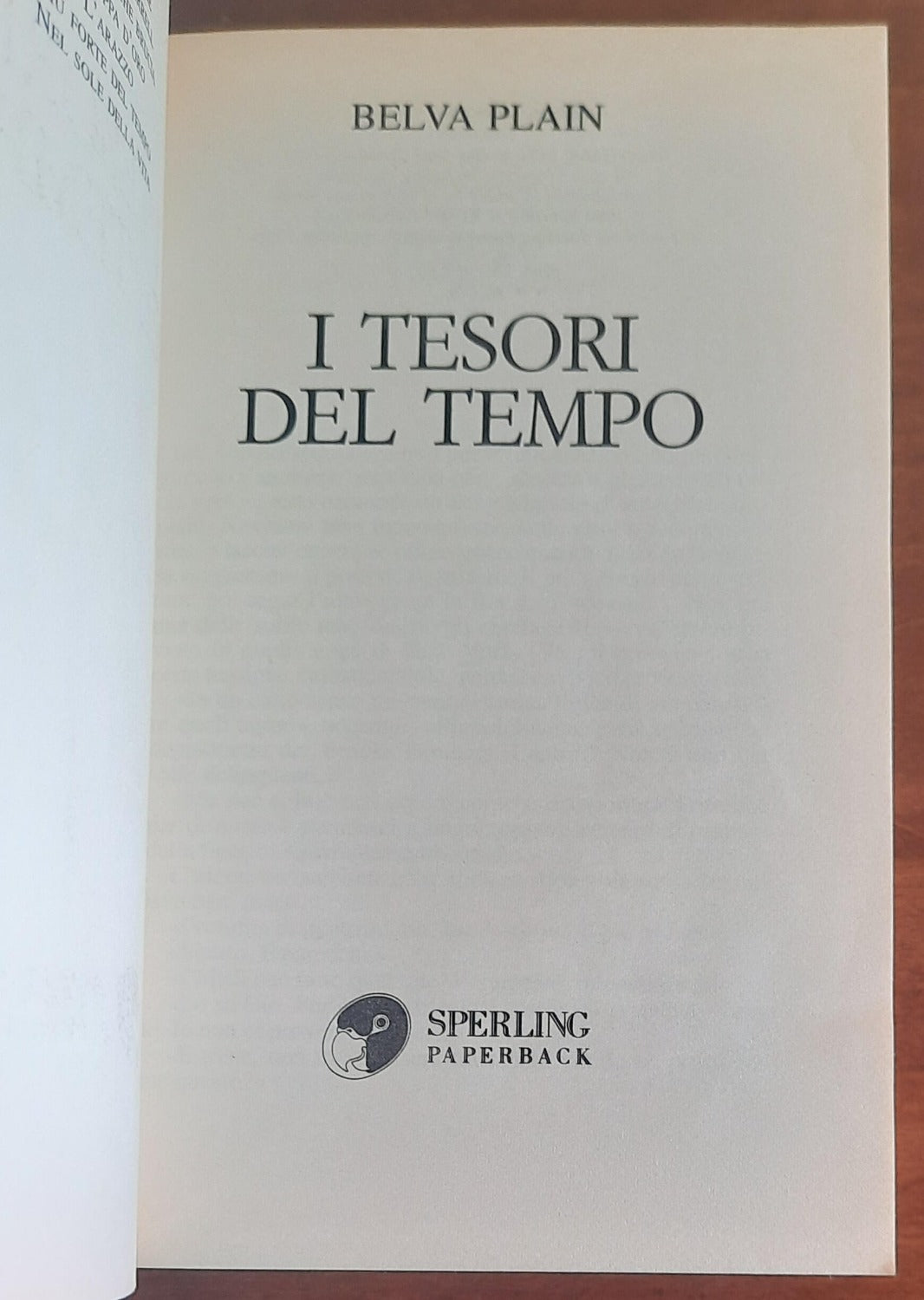 I tesori del tempo - di Belva Plain - Libreria Biellese