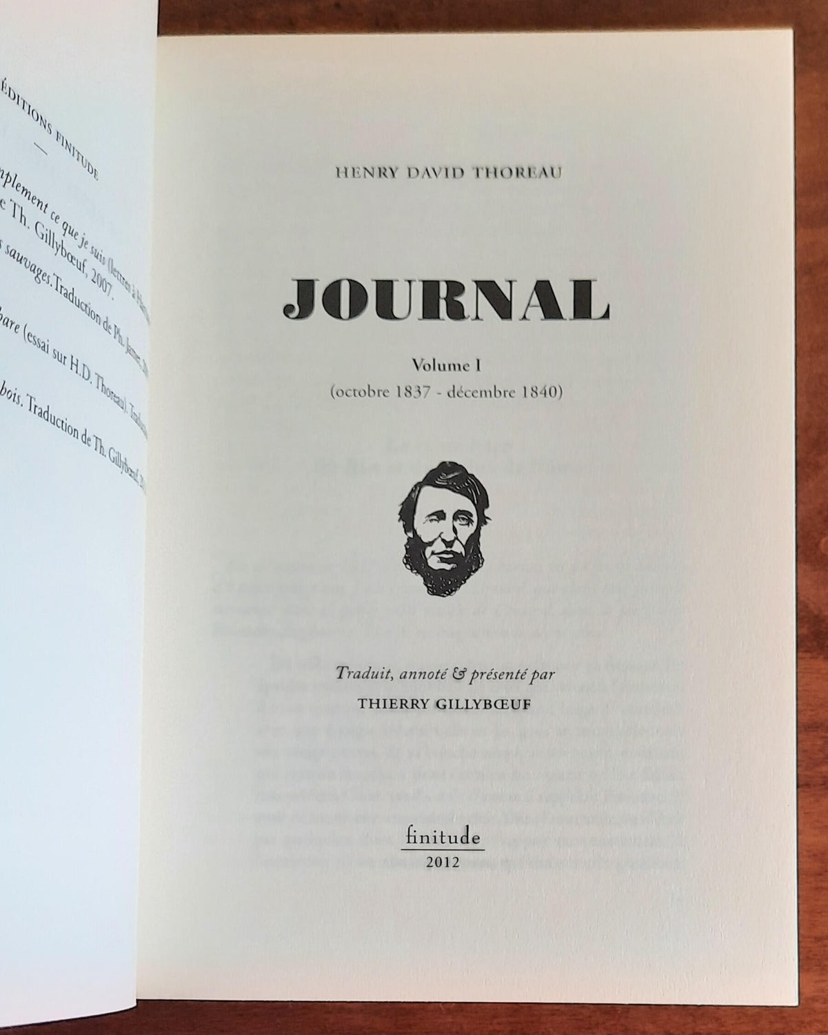 JOURNAL 1837-1840: Volume 1 (octobre 1837 - décembre 1840)