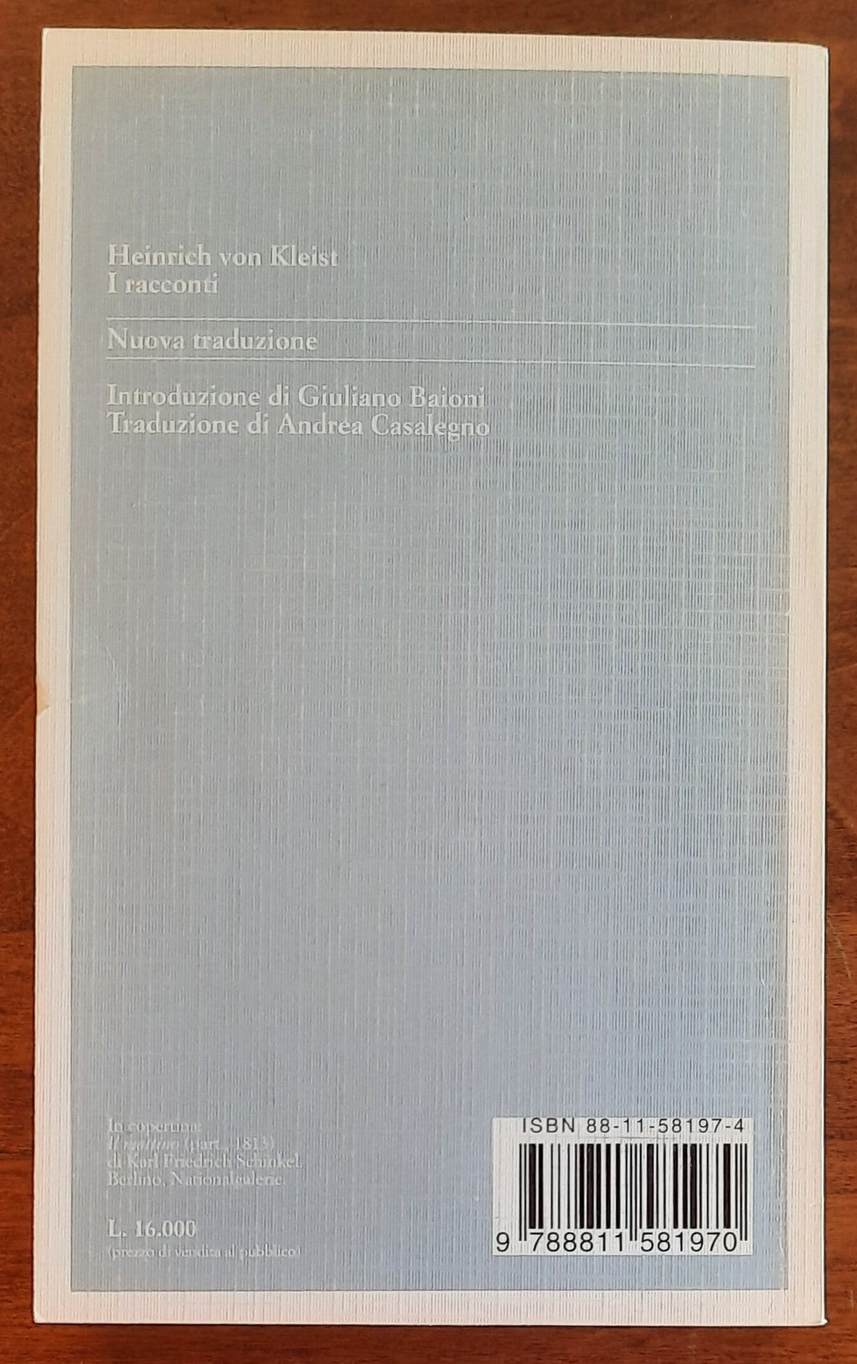 Kleist: I racconti - Garzanti - I grandi libri