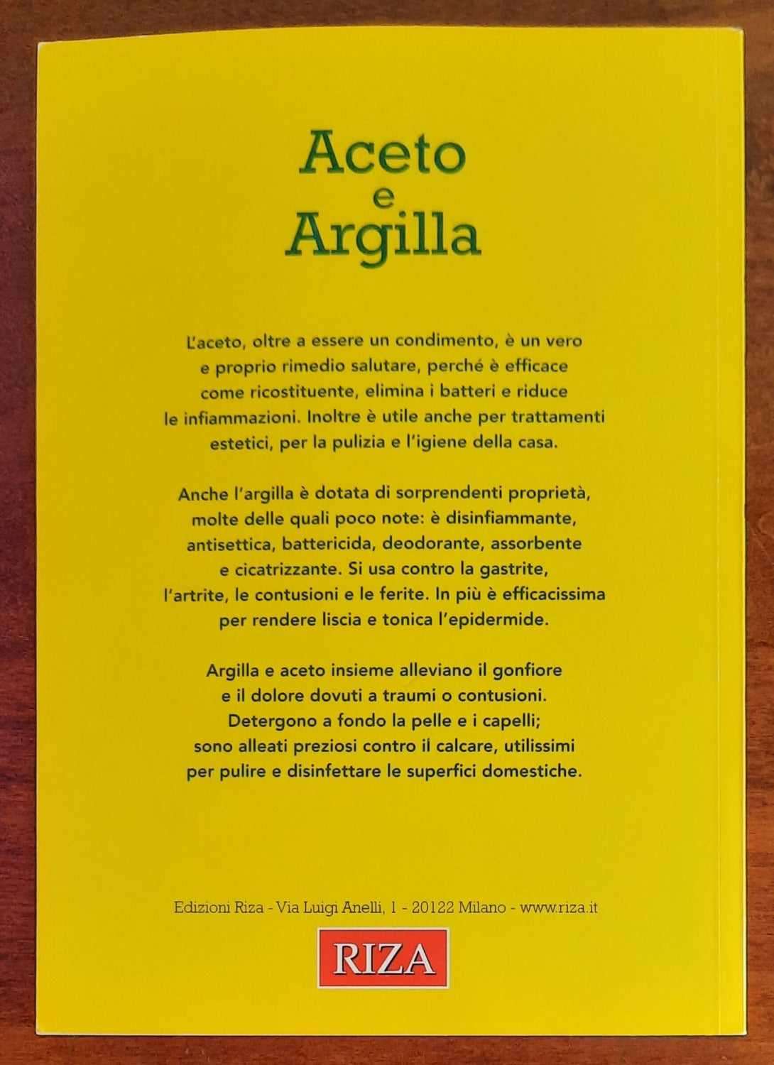 Le 1000 virtù di Aceto e Argilla. Sono i rimedi più efficaci per la depurazione. - Libreria Biellese