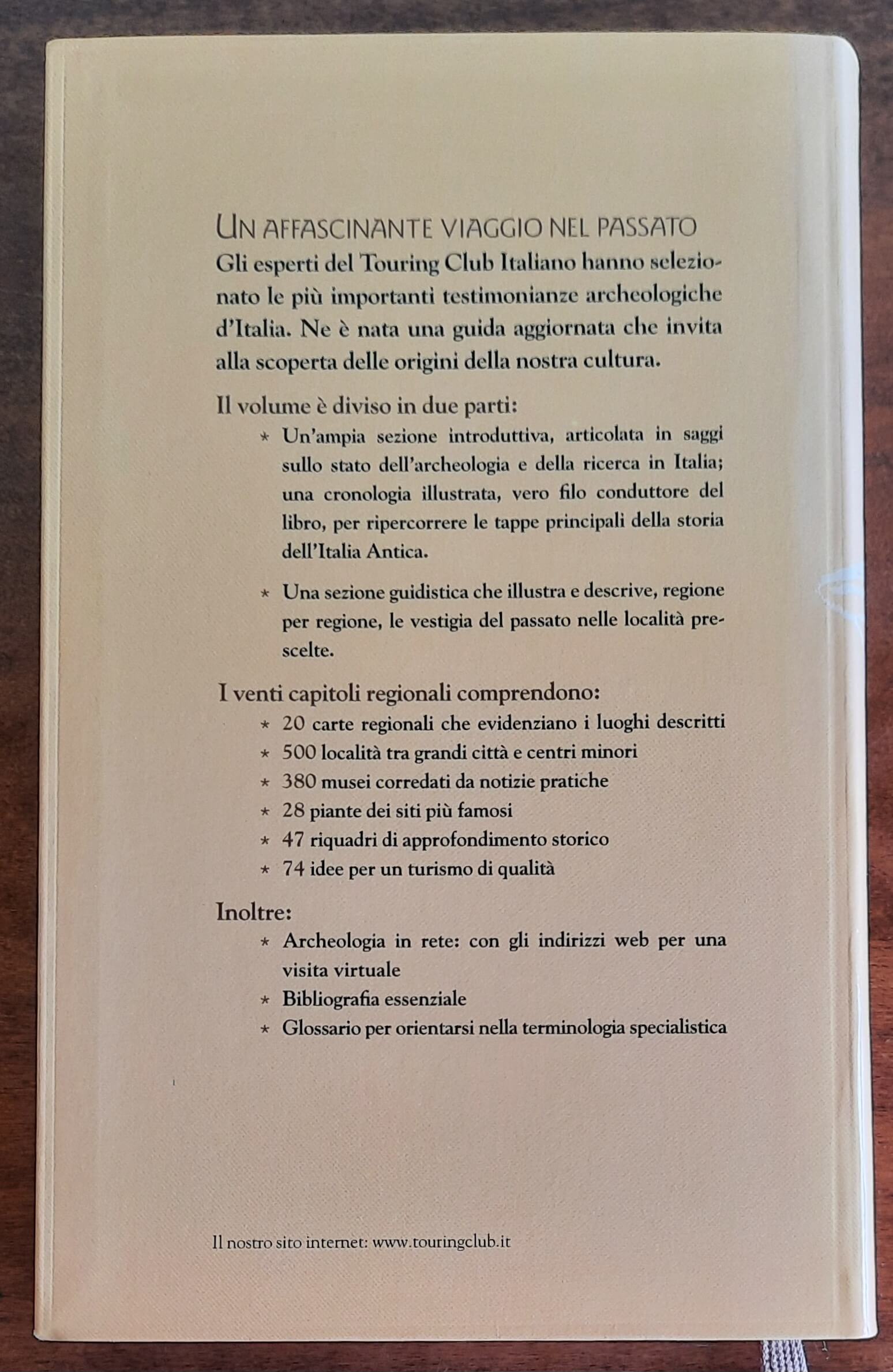L’Italia Antica. Siti, musei e aree archeologiche - Touring Club Italiano