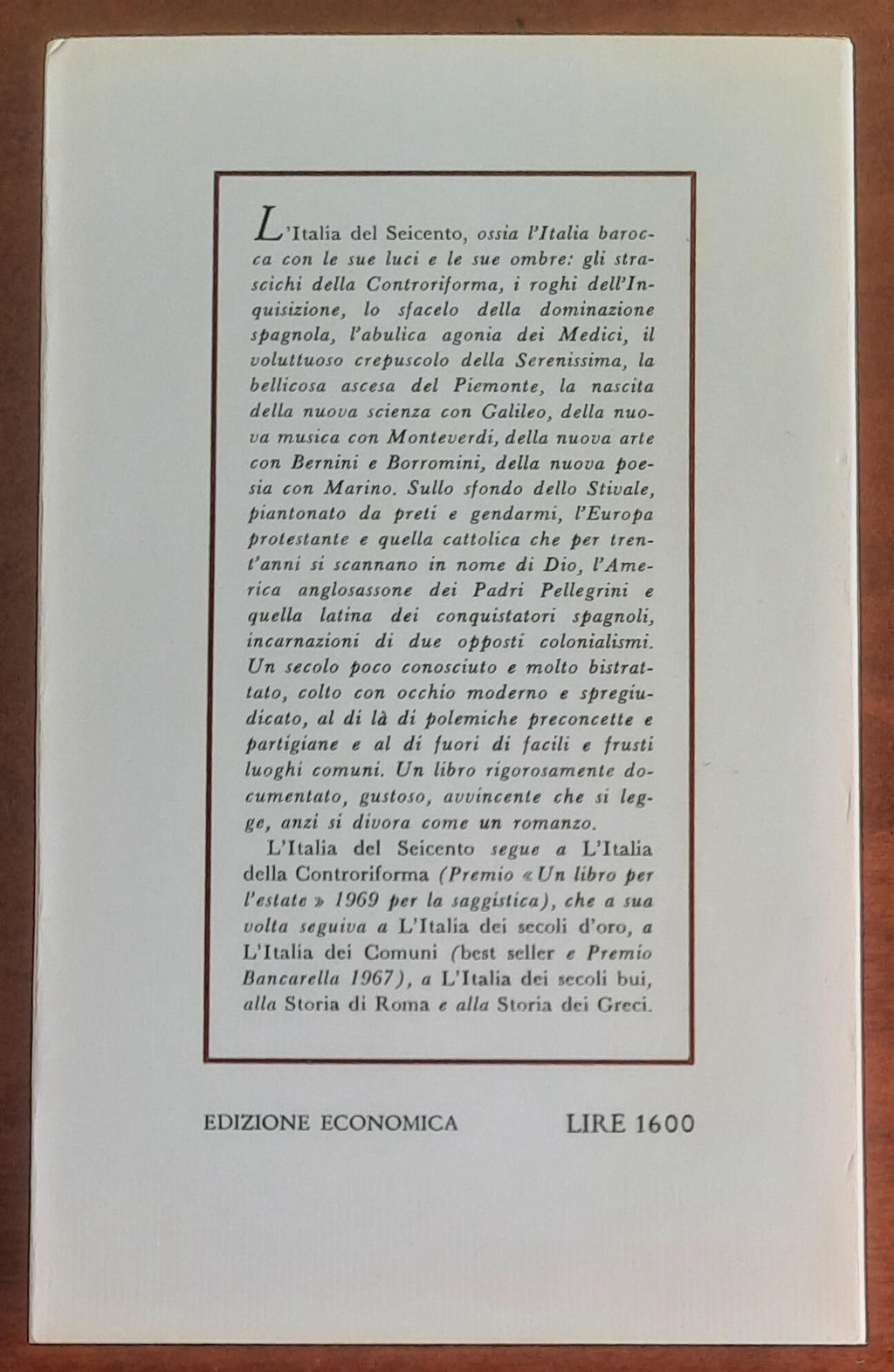 L’Italia del Seicento (1600-1700) - di Indro Montanelli - Rizzoli